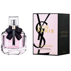 Yves Saint Laurent Mon Paris EDP парфюмна вода за жени, бляскава опаковка и флакон на парфюм, излъчващ романтика и стил