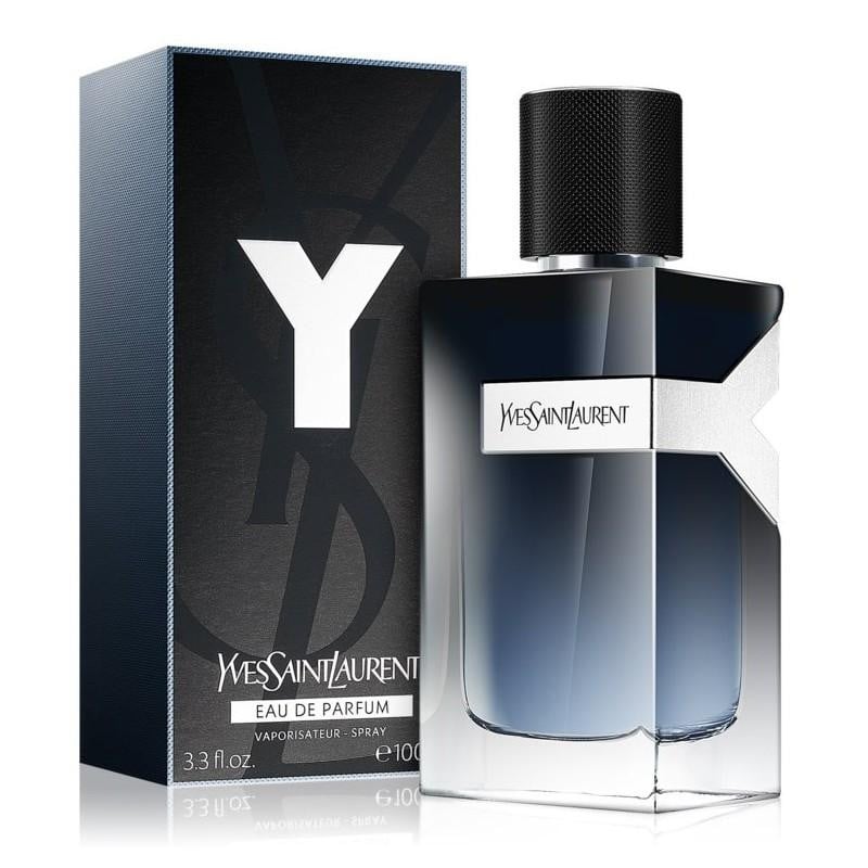 EDP парфюмна вода за мъже YSL Y Yves Saint Laurent, изящен дизайн и елегантен аромат, показан в изображението.