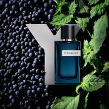 Yves Saint Laurent Y Intense EDP мъжки парфюмна вода, флакон с елегантен дизайн и ароматни нотки, изображение на парфюма
