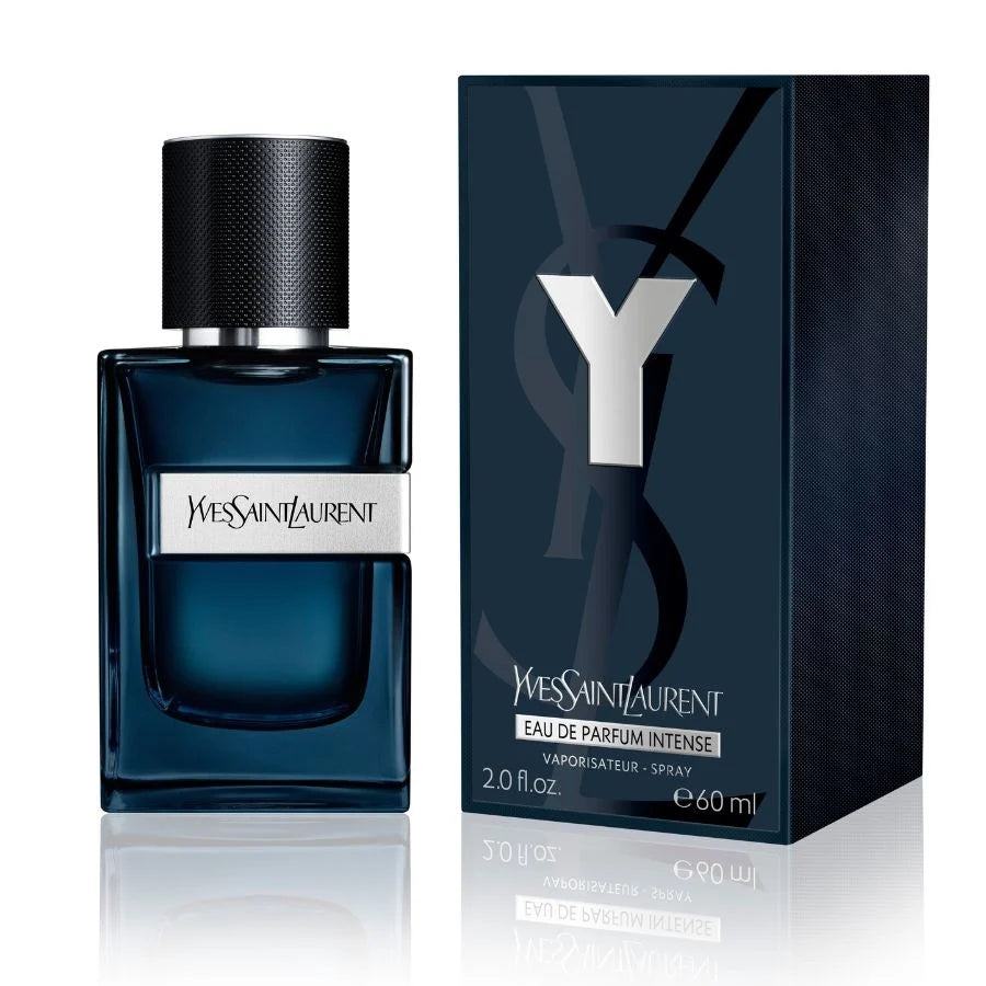Мъжки парфюм Yves Saint Laurent Y Intense EDP, бутилка с елегантен дизайн, за силен и съблазнителен аромат.