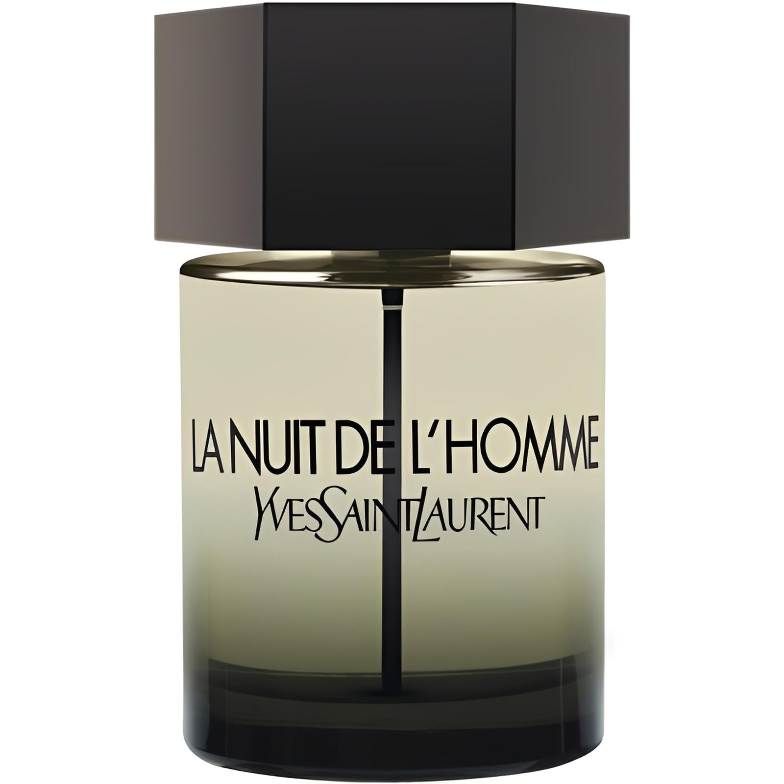 Тоалетна вода за мъже La Nuit De L'Homme EDT от Saint Laurent, флакон с елегантен дизайн и сини нюанси.