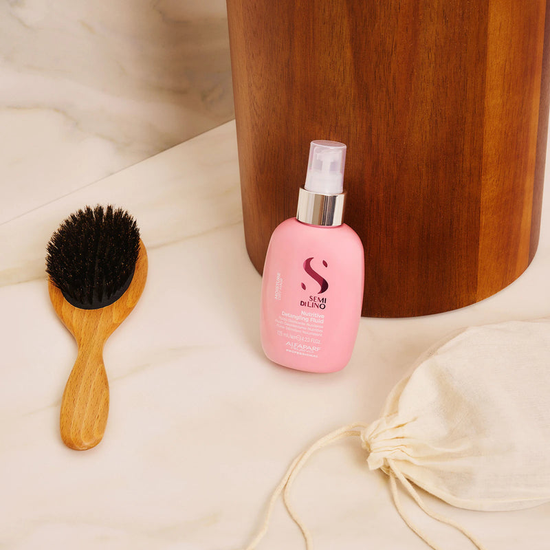 Флуид за разресване без отмиване Alfaparf Milano Semi Di Lino Moisture Nutritive за хидратиране и изглаждане на косата