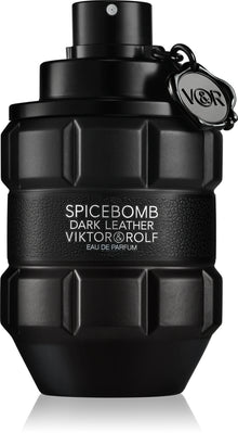 Виктор и Ролф Spicebomb Dark Leather EDP парфюмна вода за мъже с тъмни кожени нотки и дървесен аромат.