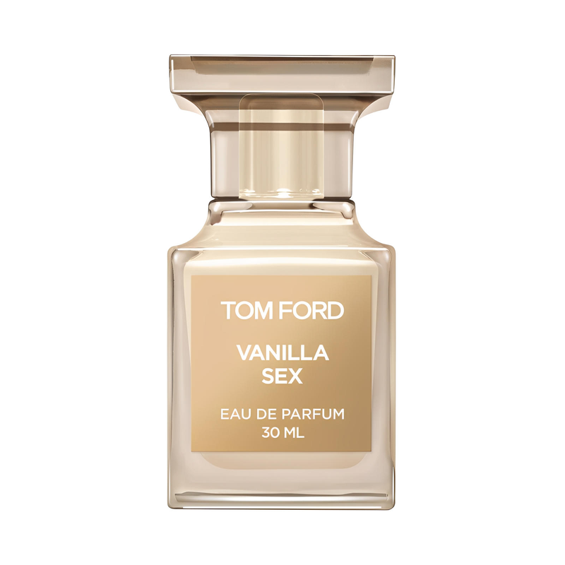 Дамско и мъжко парфюмна вода Tom Ford Vanilla Sex EDP, бутилка с елегантен дизайн и аромат на ванилия и подправки