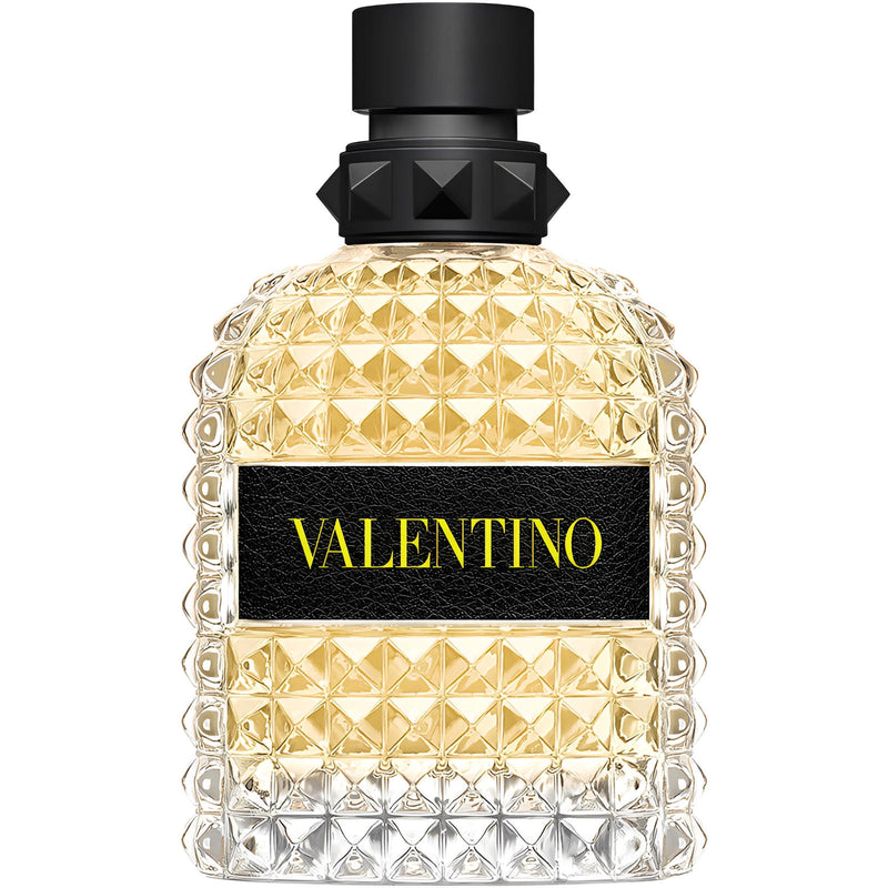 Мъжки парфюм Valentino Uomo Born In Roma Yellow Dream EDP, бутилка с жълт дизайн, излъчващ свежест и елегантност
