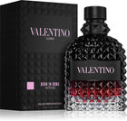 Дамски парфюм Valentino Born In Roma Intense Uomo EDP, елегантна бутилка и аромат с дървесни и цитрусови нотки
