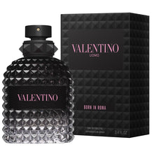 Тоалетна вода за мъже Valentino Born In Roma Uomo EDT, бутилка с елегантен дизайн и аромат, видима в изображението