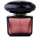 Версаче Crystal Noir EDP парфюмна вода за жени, бутилка с флакон, излъчваща елегантност и лукс.