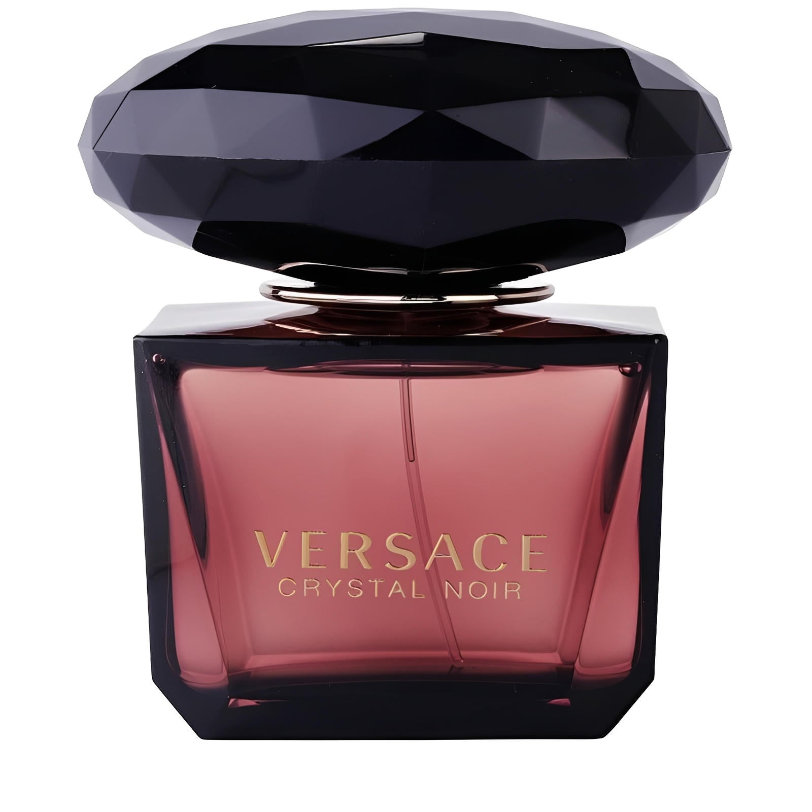 Версаче Crystal Noir EDP парфюмна вода за жени, бутилка с флакон, излъчваща елегантност и лукс.