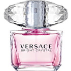 Тоалетна вода за жени Versace Bright Crystal EDT с прозрачна бутилка и розов цвят, излъчваща свежест и елегантност