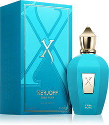 Унисекс парфюмна вода Xerjoff Erba Pura EDP с ярки плодови и дървесни нотки, изображение на бутилка.