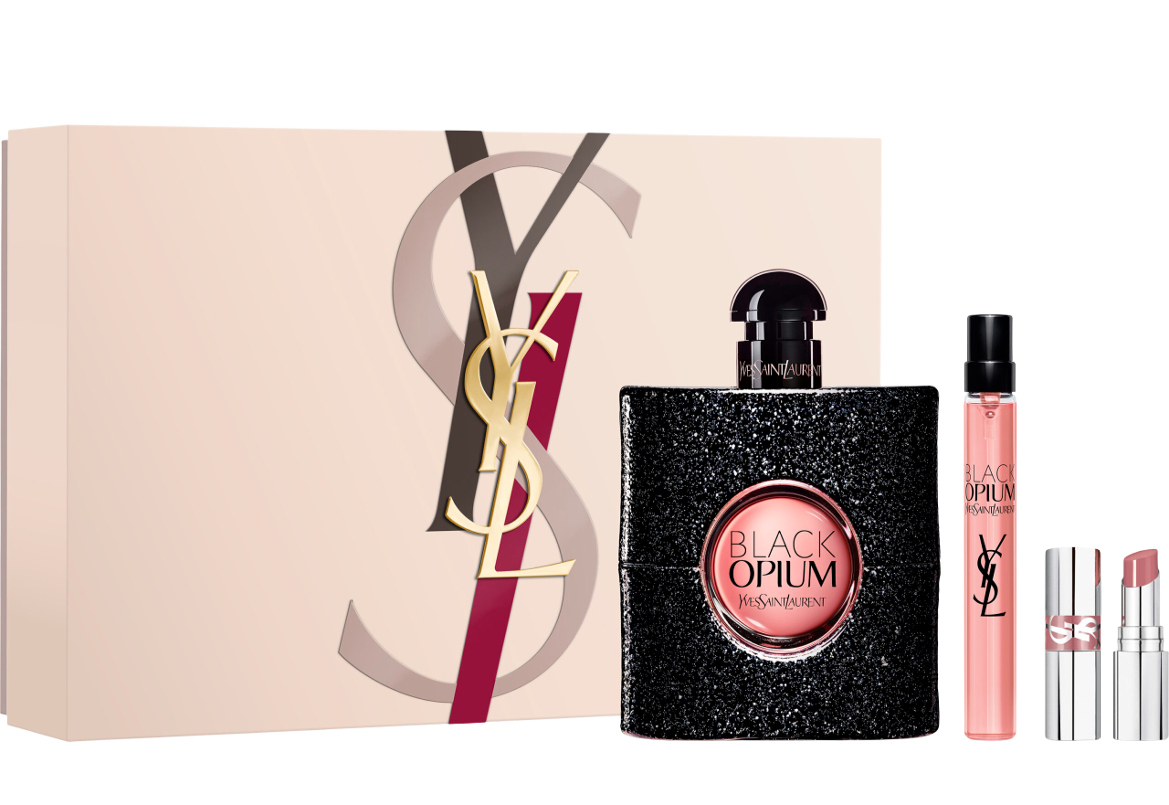 Black Opium EDP 90 ml + 10 ml + Mini Loveshine High Shine Lipstick №44